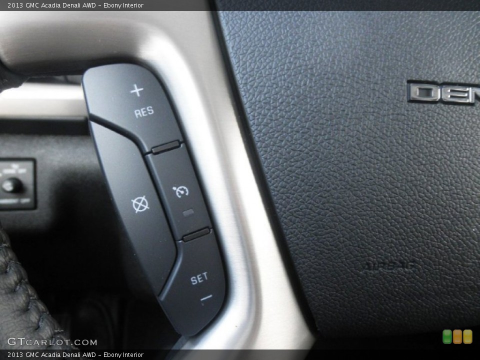 Ebony Interior Controls for the 2013 GMC Acadia Denali AWD #77115381