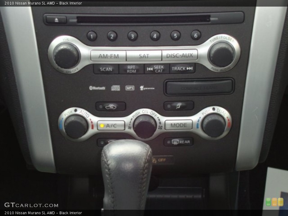 Black Interior Controls for the 2010 Nissan Murano SL AWD #77115684