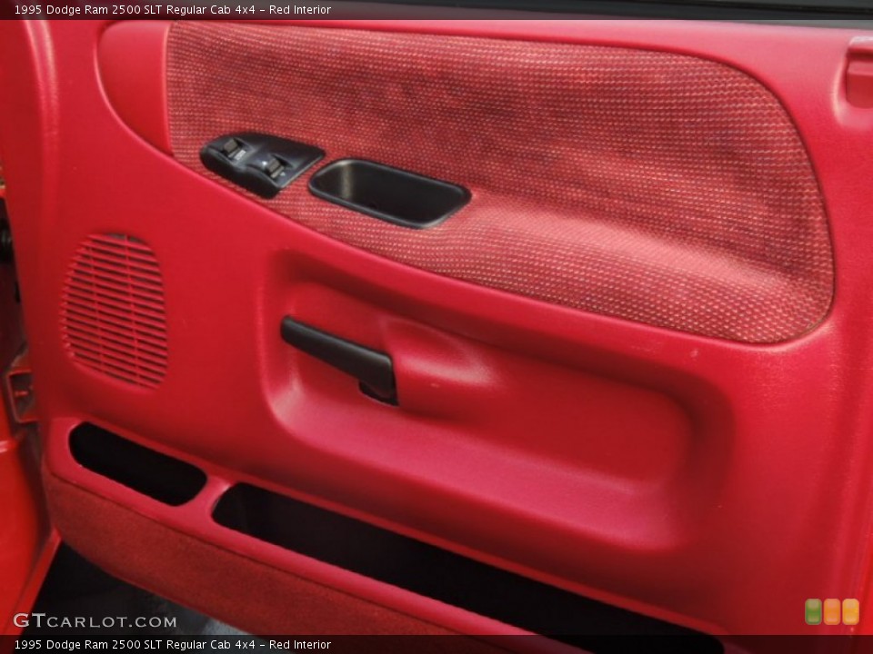 Red Interior Door Panel for the 1995 Dodge Ram 2500 SLT Regular Cab 4x4 #77118530
