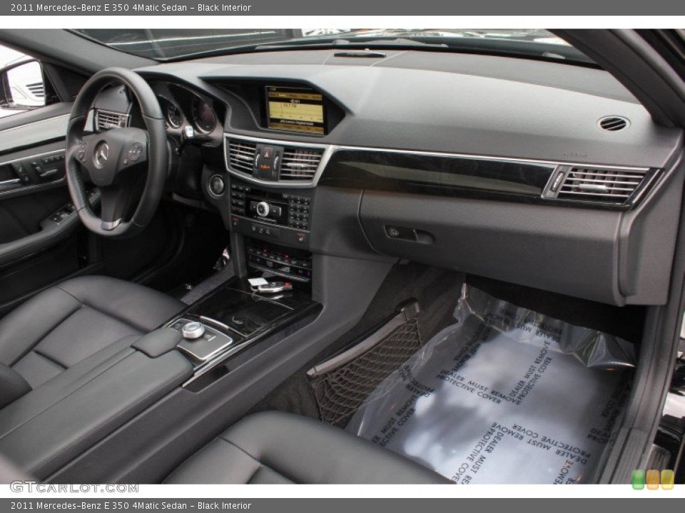 Black Interior Dashboard for the 2011 Mercedes-Benz E 350 4Matic Sedan #77118710