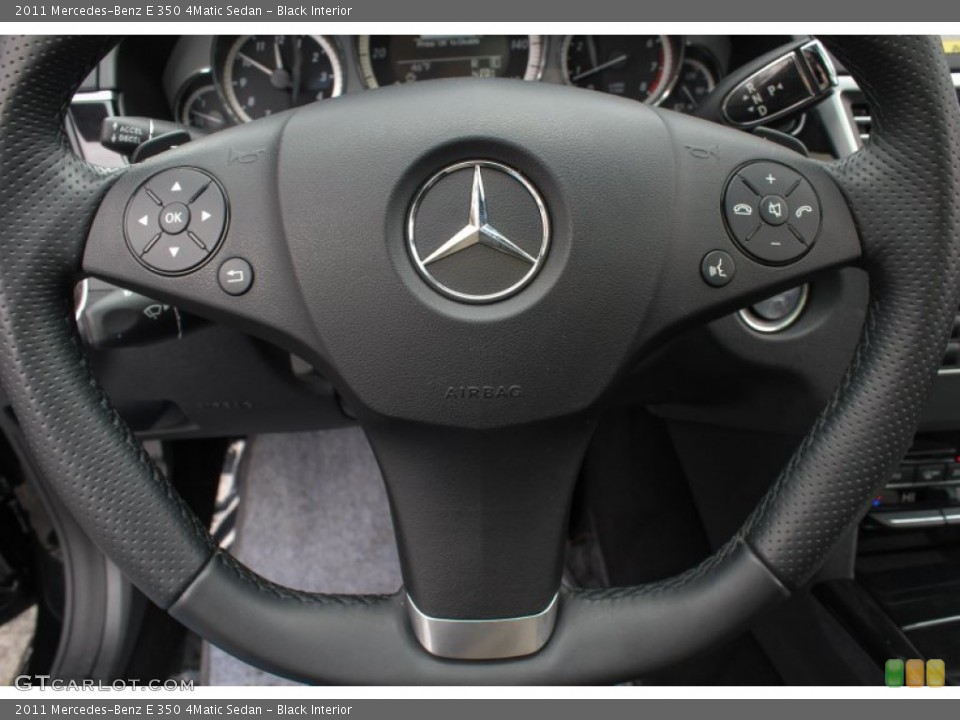 Black Interior Controls for the 2011 Mercedes-Benz E 350 4Matic Sedan #77118851