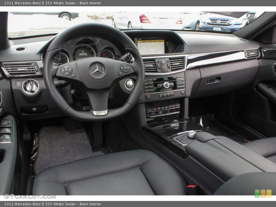 Black Interior Prime Interior for the 2011 Mercedes-Benz E 350 4Matic Sedan #77118874