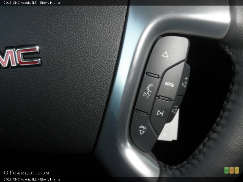 Ebony Interior Controls for the 2013 GMC Acadia SLE #77119601