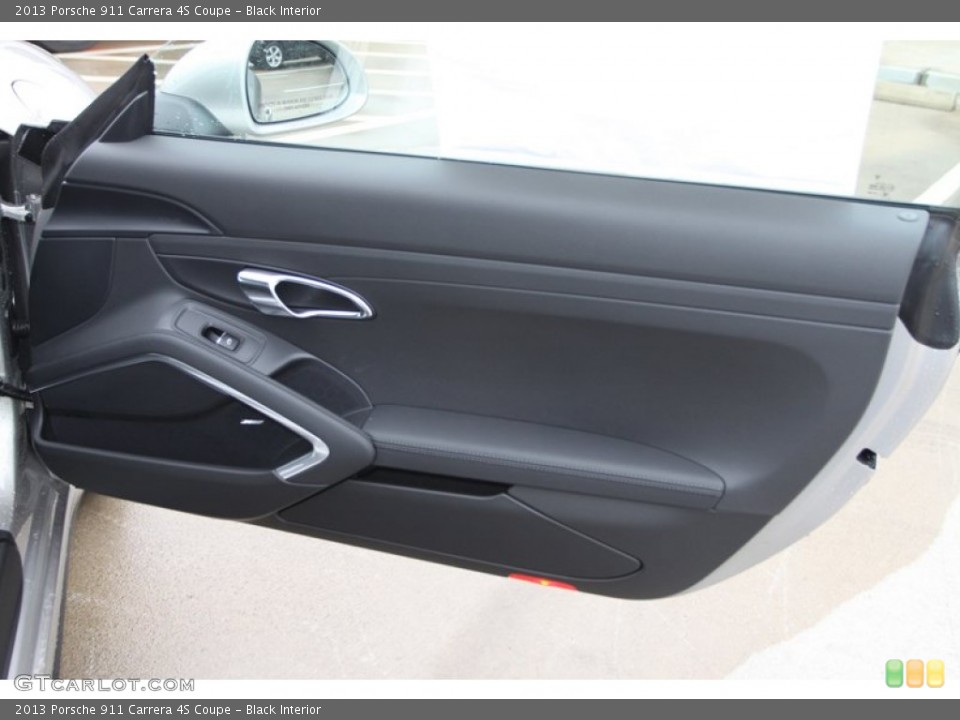Black Interior Door Panel for the 2013 Porsche 911 Carrera 4S Coupe #77119911
