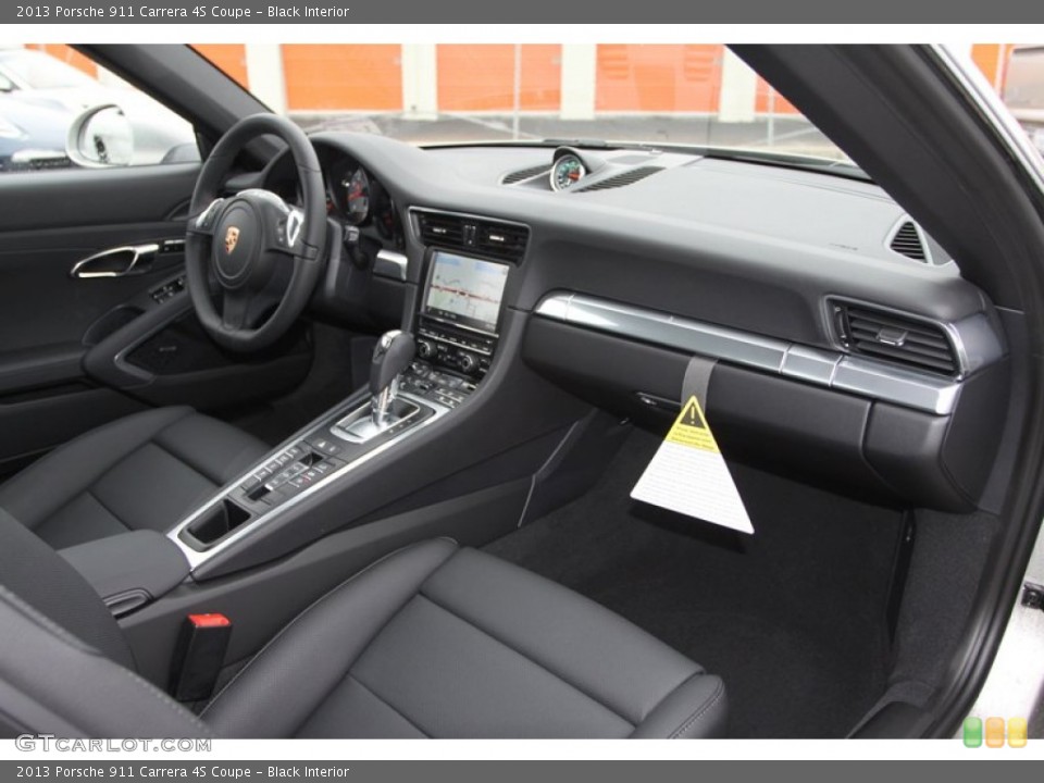 Black Interior Dashboard for the 2013 Porsche 911 Carrera 4S Coupe #77119928