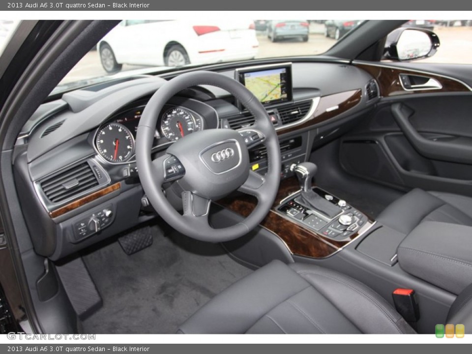Black 2013 Audi A6 Interiors
