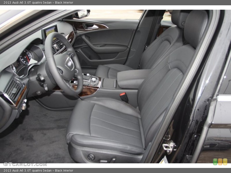 Black Interior Front Seat for the 2013 Audi A6 3.0T quattro Sedan #77120294