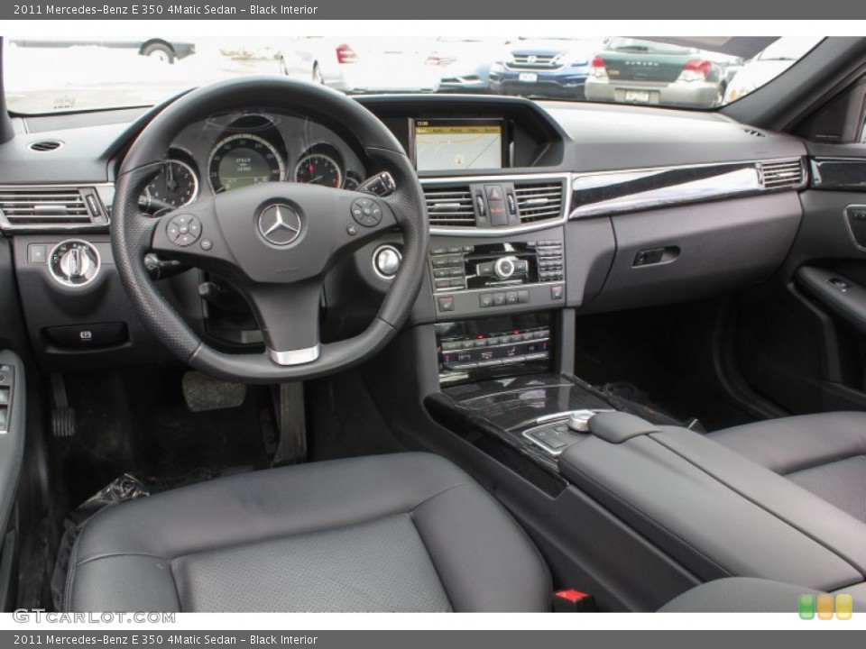Black Interior Prime Interior for the 2011 Mercedes-Benz E 350 4Matic Sedan #77120441