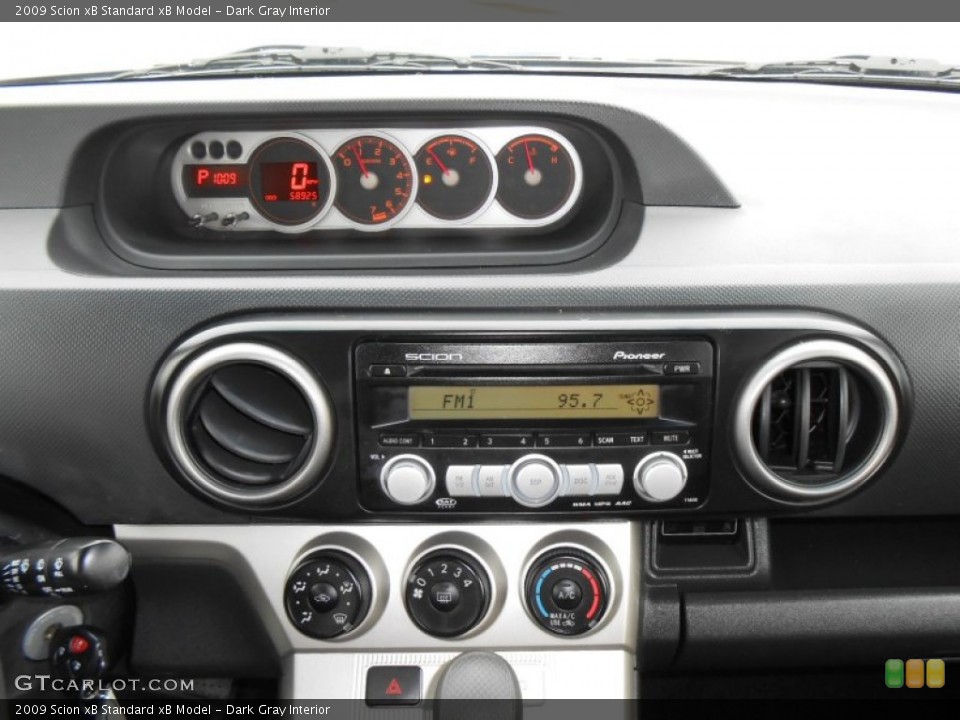 Dark Gray Interior Controls for the 2009 Scion xB  #77120636