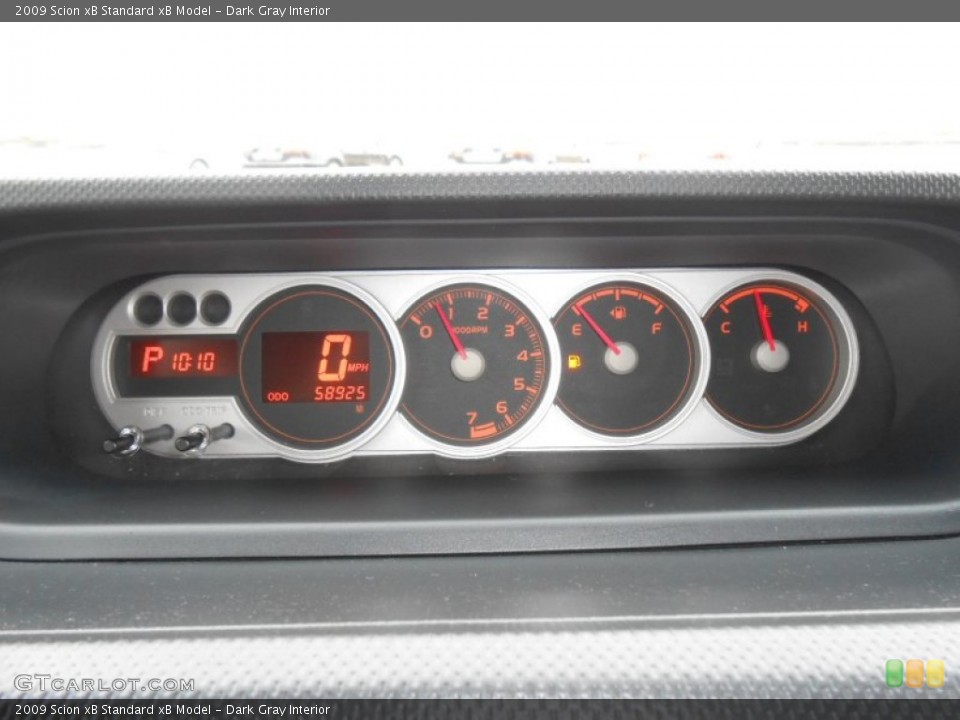 Dark Gray Interior Gauges for the 2009 Scion xB  #77120662
