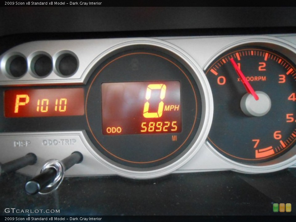 Dark Gray Interior Gauges for the 2009 Scion xB  #77120669