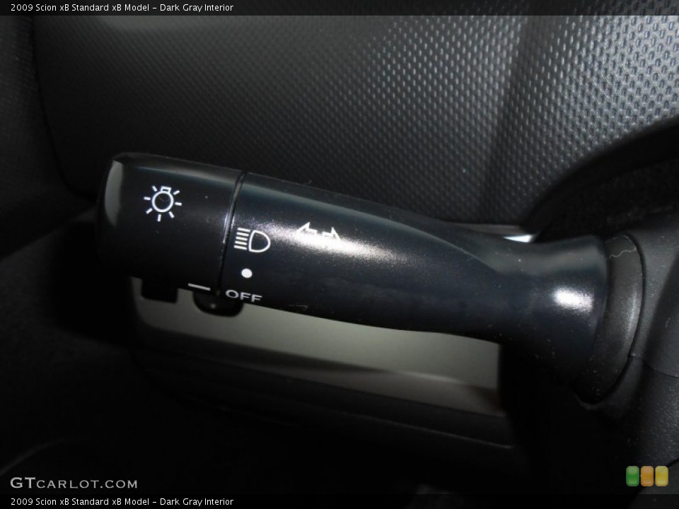 Dark Gray Interior Controls for the 2009 Scion xB  #77120693