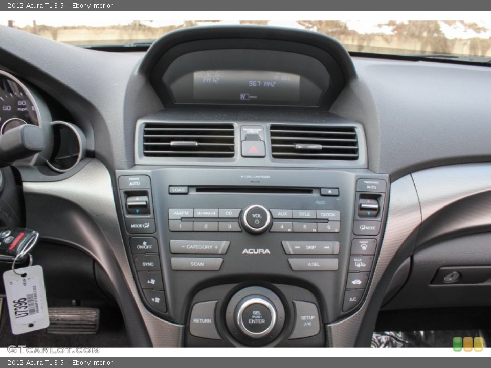 Ebony Interior Controls for the 2012 Acura TL 3.5 #77121180