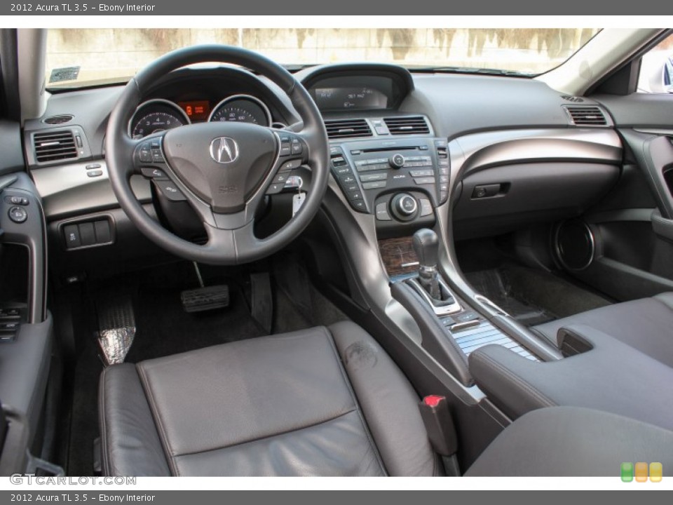 Ebony Interior Prime Interior for the 2012 Acura TL 3.5 #77121260