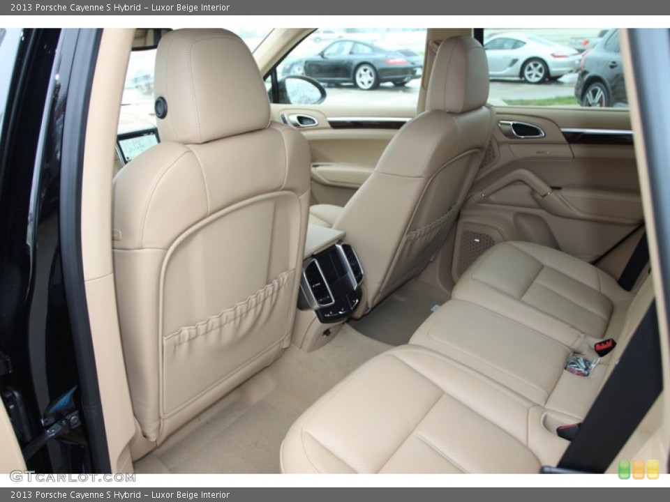 Luxor Beige Interior Rear Seat for the 2013 Porsche Cayenne S Hybrid #77121307