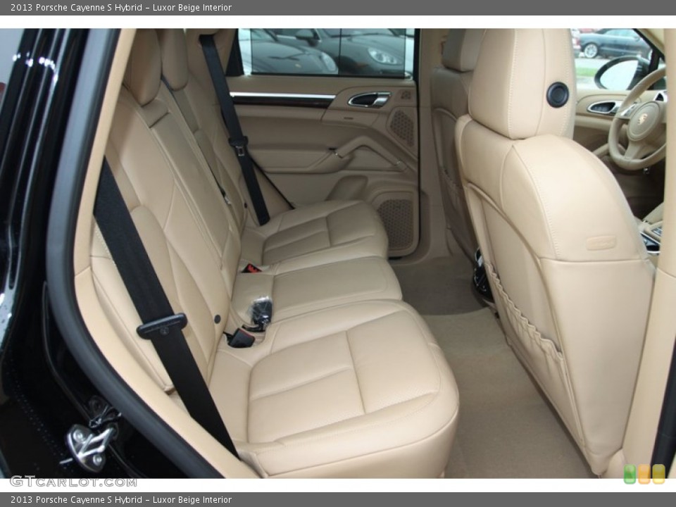 Luxor Beige Interior Rear Seat for the 2013 Porsche Cayenne S Hybrid #77121557