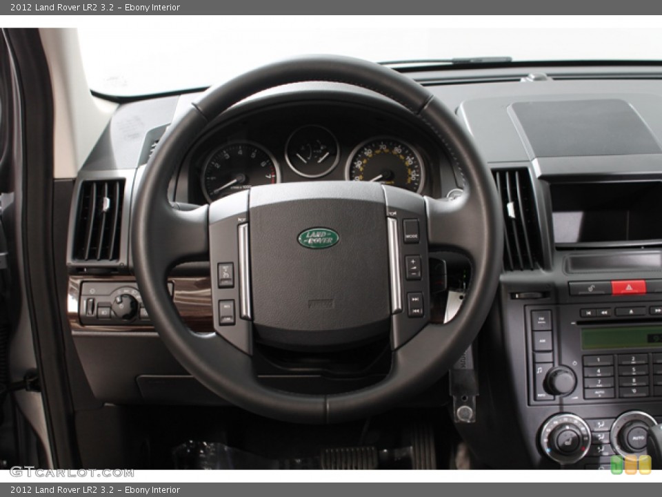 Ebony Interior Steering Wheel for the 2012 Land Rover LR2 3.2 #77121587