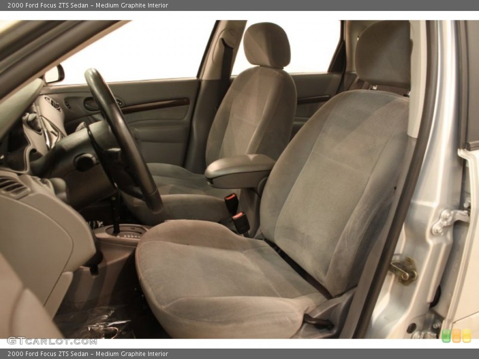 Medium Graphite Interior Front Seat for the 2000 Ford Focus ZTS Sedan #77121889