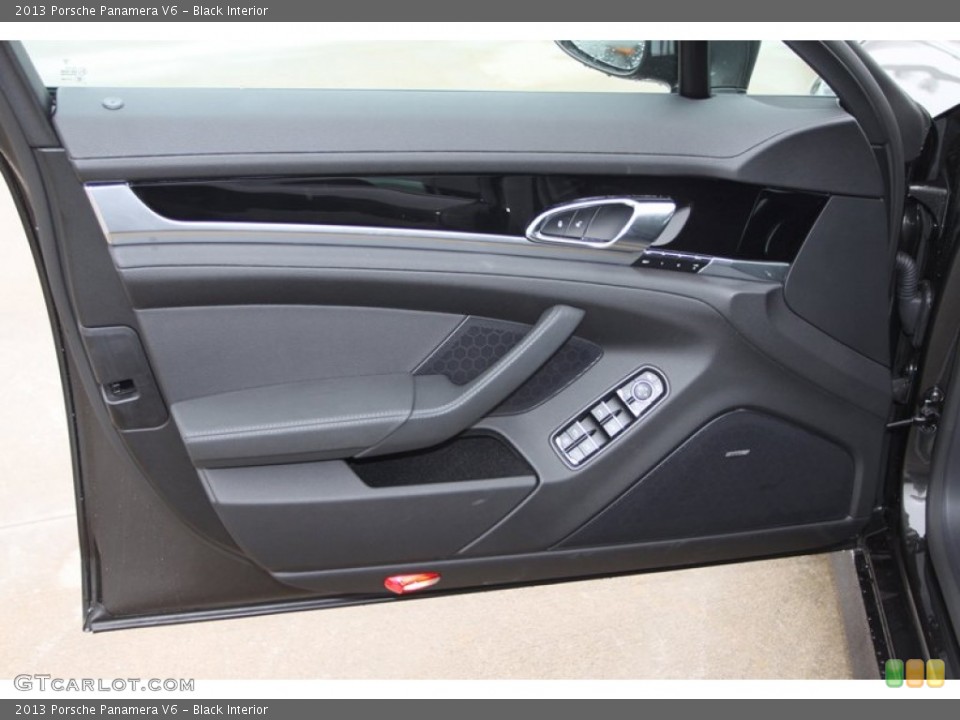Black Interior Door Panel for the 2013 Porsche Panamera V6 #77121931