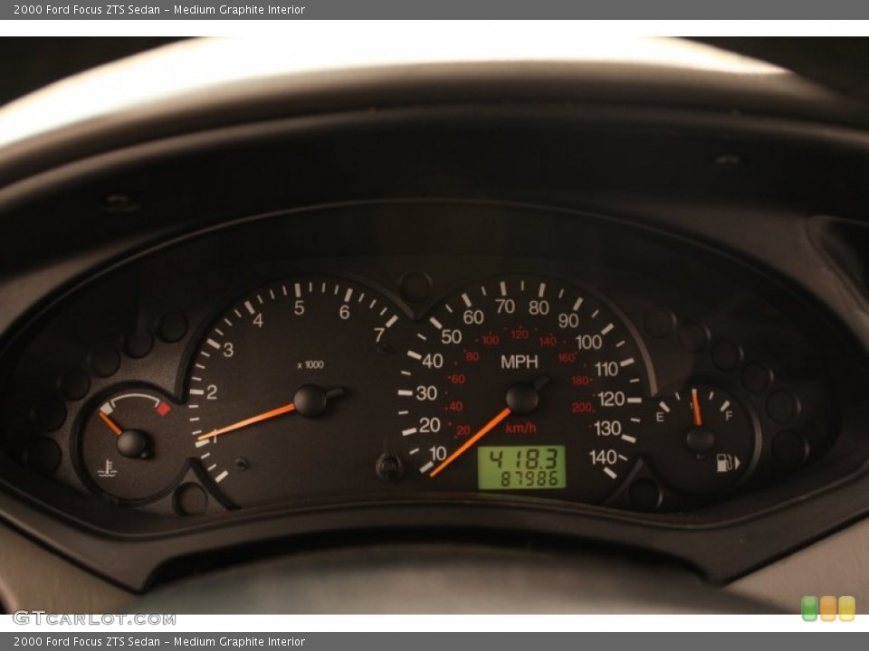 Medium Graphite Interior Gauges for the 2000 Ford Focus ZTS Sedan #77121932