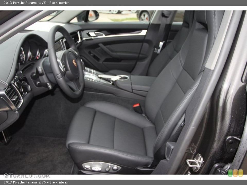 Black Interior Front Seat for the 2013 Porsche Panamera V6 #77121972