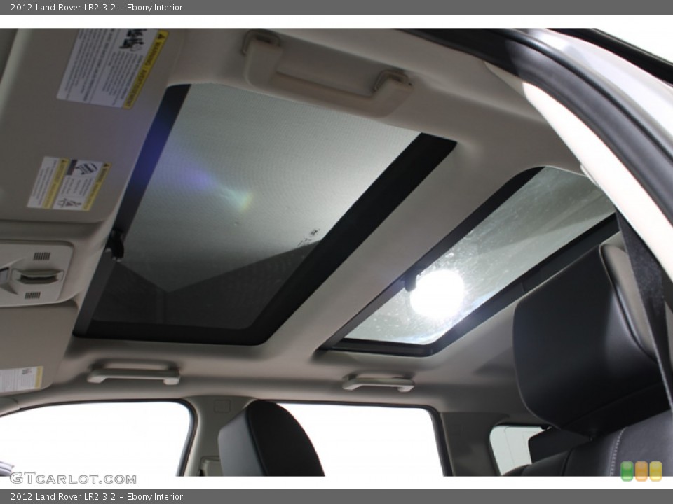 Ebony Interior Sunroof for the 2012 Land Rover LR2 3.2 #77121983