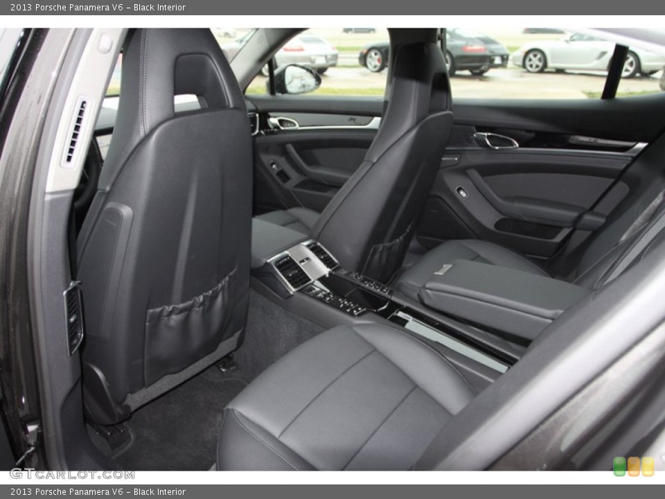 Black Interior Rear Seat for the 2013 Porsche Panamera V6 #77121990