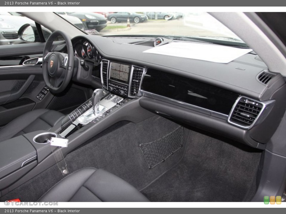 Black Interior Dashboard for the 2013 Porsche Panamera V6 #77122238