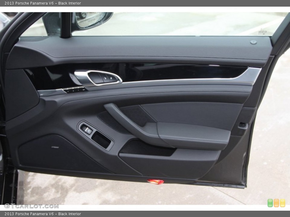 Black Interior Door Panel for the 2013 Porsche Panamera V6 #77122279