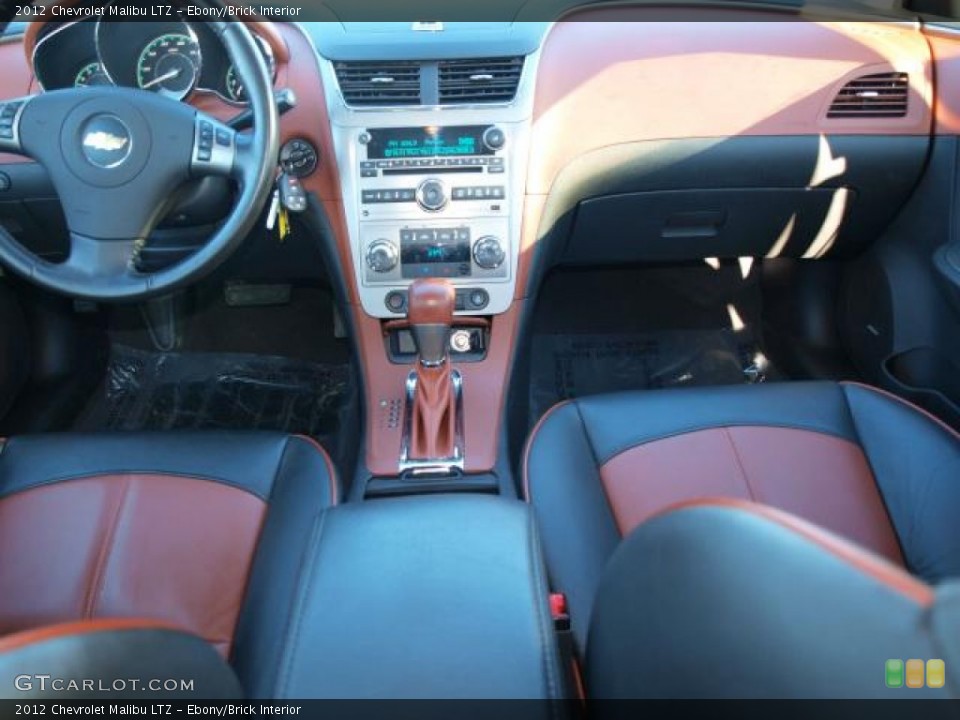 Ebony/Brick Interior Photo for the 2012 Chevrolet Malibu LTZ #77122465