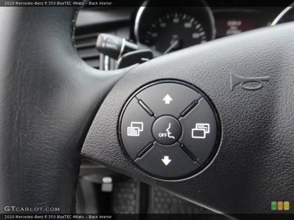 Black Interior Controls for the 2010 Mercedes-Benz R 350 BlueTEC 4Matic #77122629