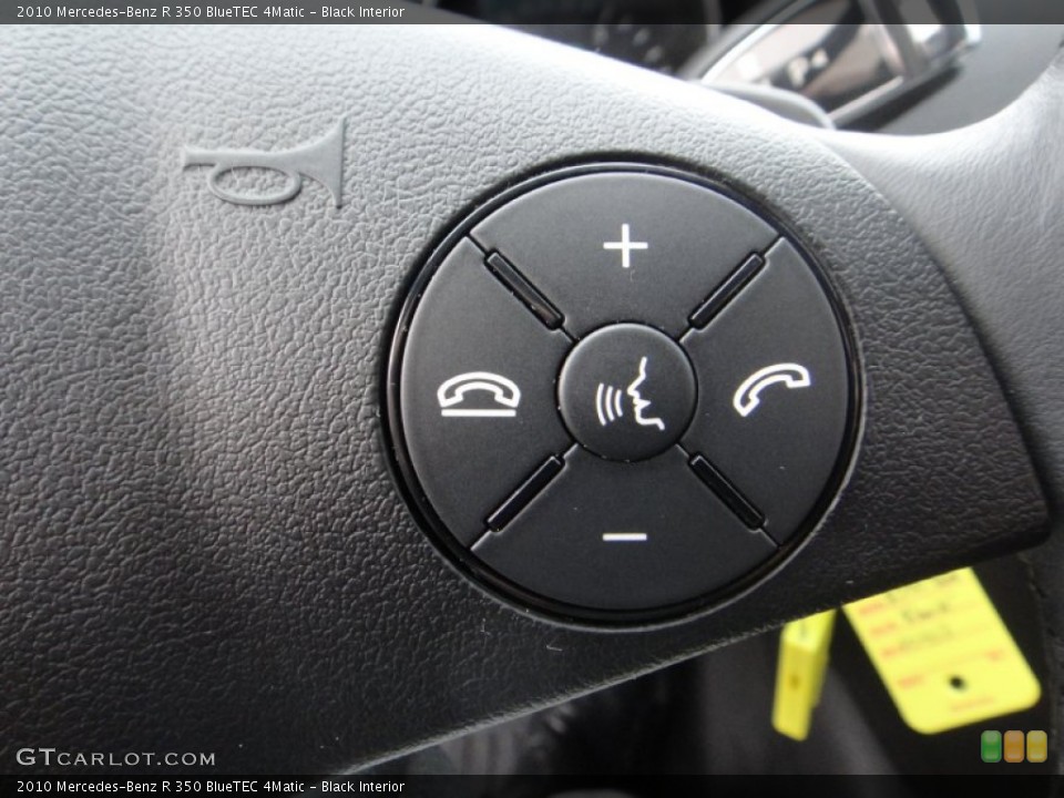 Black Interior Controls for the 2010 Mercedes-Benz R 350 BlueTEC 4Matic #77122649