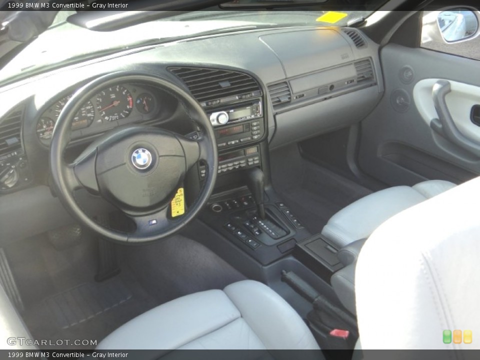 Gray Interior Prime Interior for the 1999 BMW M3 Convertible #77122946