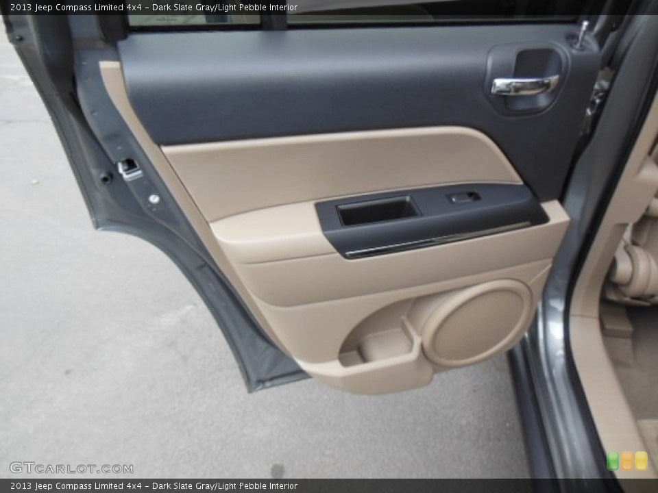 Dark Slate Gray/Light Pebble Interior Door Panel for the 2013 Jeep Compass Limited 4x4 #77123102