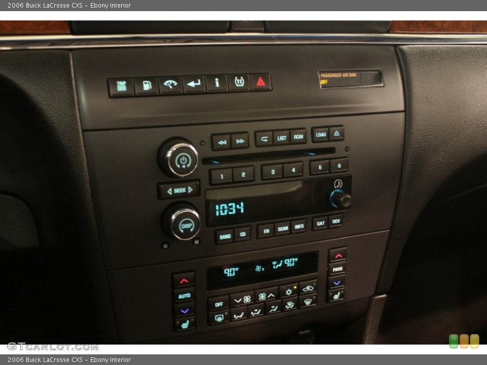 Ebony Interior Controls for the 2006 Buick LaCrosse CXS #77123116