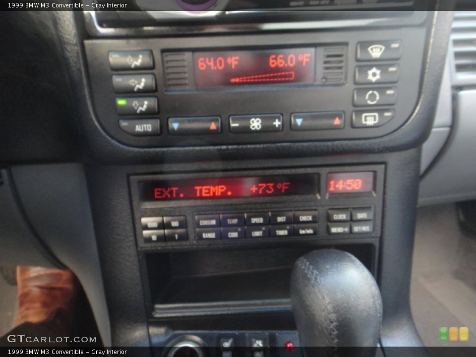 Gray Interior Controls for the 1999 BMW M3 Convertible #77123249