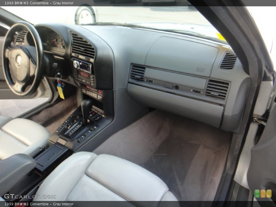 Gray Interior Dashboard for the 1999 BMW M3 Convertible #77123369