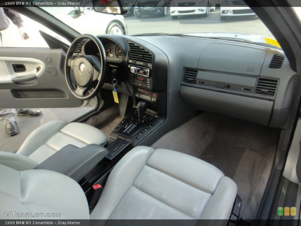 Gray Interior Dashboard for the 1999 BMW M3 Convertible #77123408