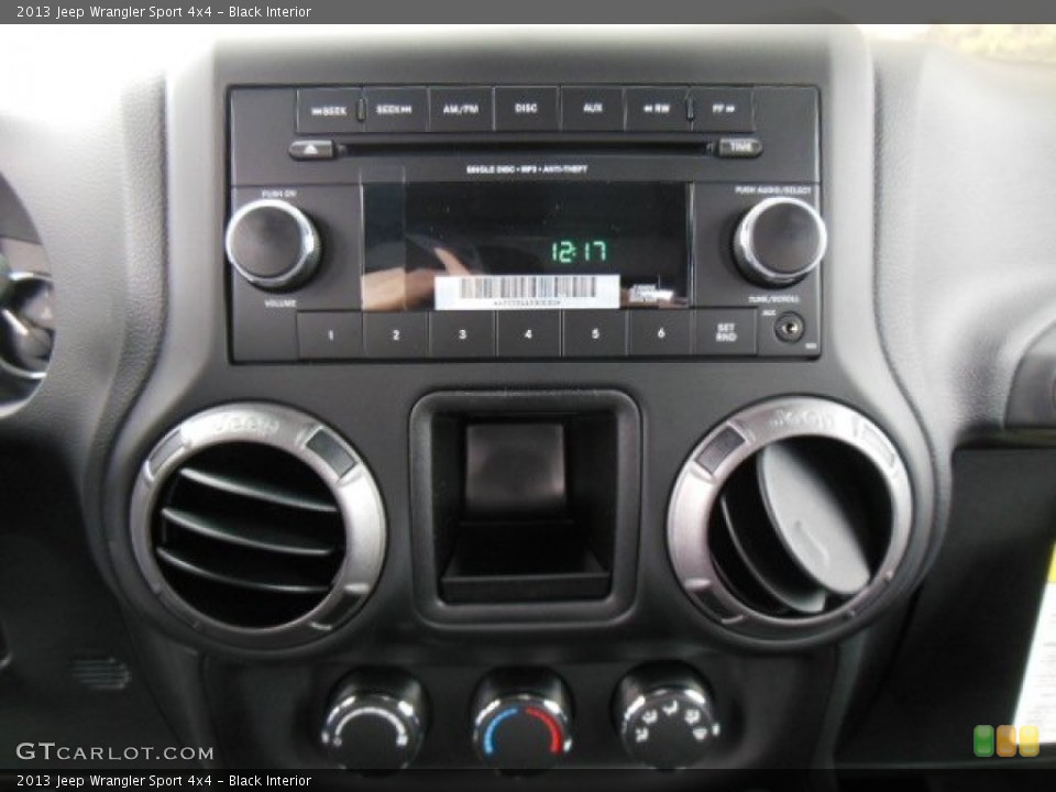 Black Interior Controls for the 2013 Jeep Wrangler Sport 4x4 #77124452
