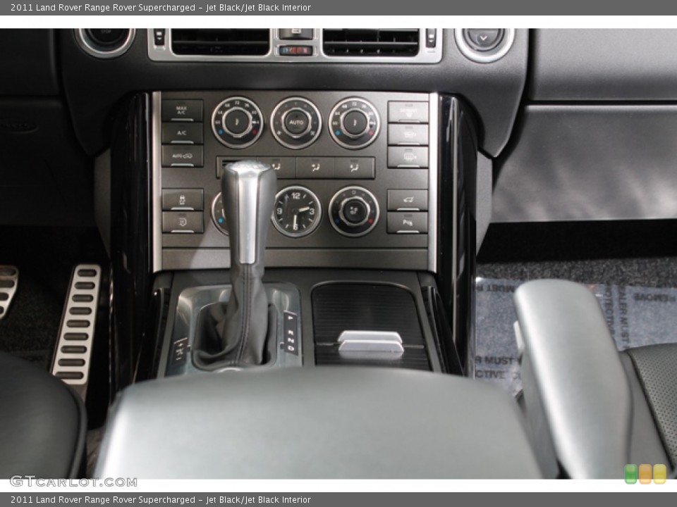 Jet Black/Jet Black Interior Controls for the 2011 Land Rover Range Rover Supercharged #77124540