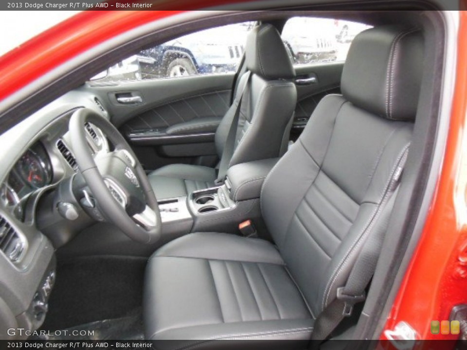 Black Interior Photo for the 2013 Dodge Charger R/T Plus AWD #77125128