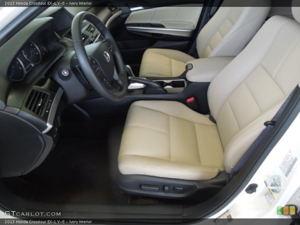 Ivory Interior Front Seat for the 2013 Honda Crosstour EX-L V-6 #77125459