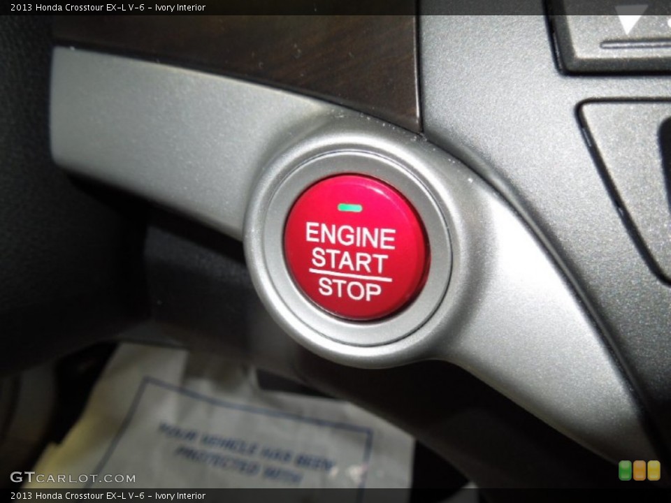 Ivory Interior Controls for the 2013 Honda Crosstour EX-L V-6 #77125588