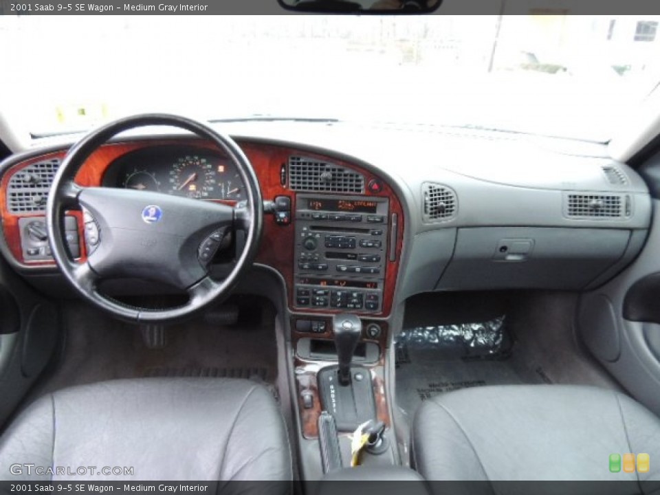 Medium Gray Interior Dashboard for the 2001 Saab 9-5 SE Wagon #77126916