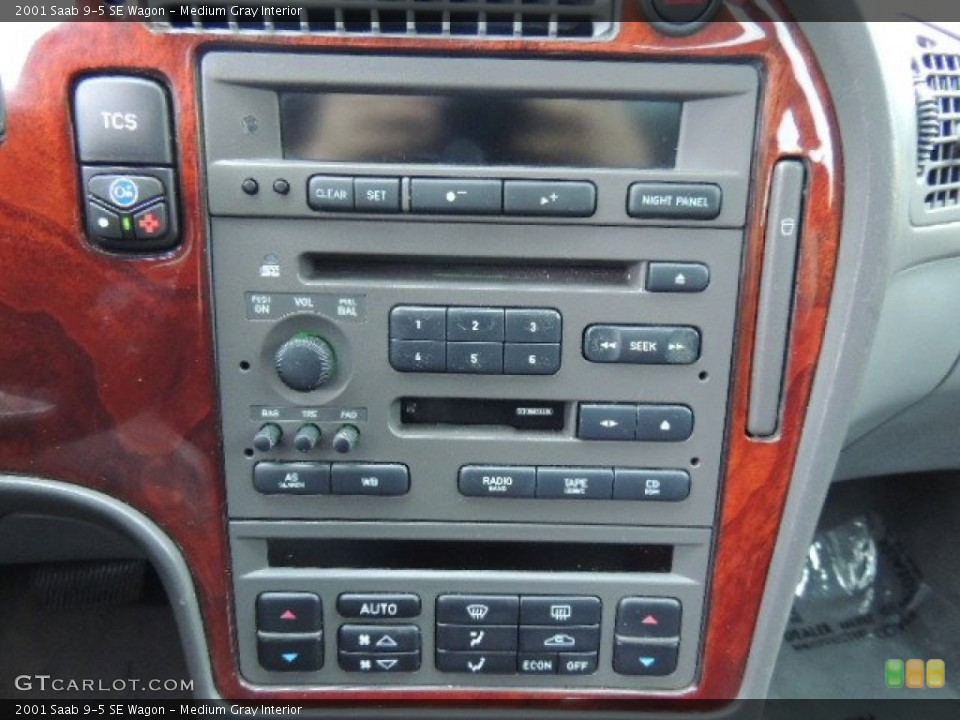 Medium Gray Interior Controls for the 2001 Saab 9-5 SE Wagon #77126982