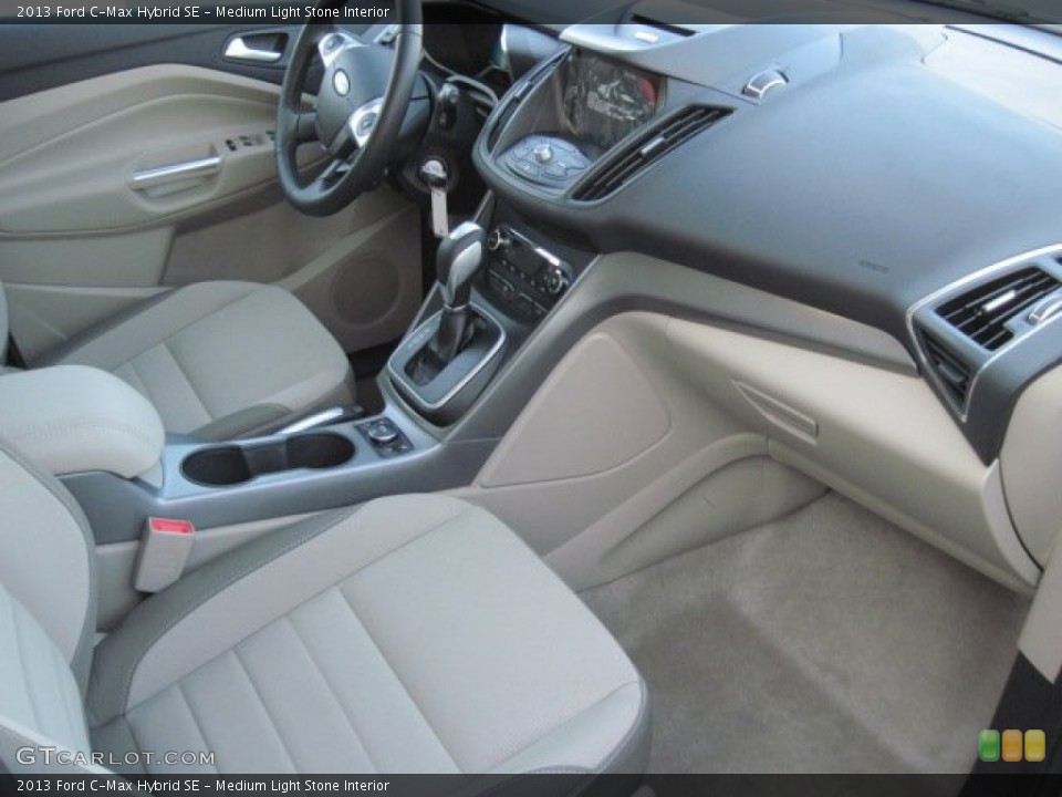 Medium Light Stone Interior Photo for the 2013 Ford C-Max Hybrid SE #77127196