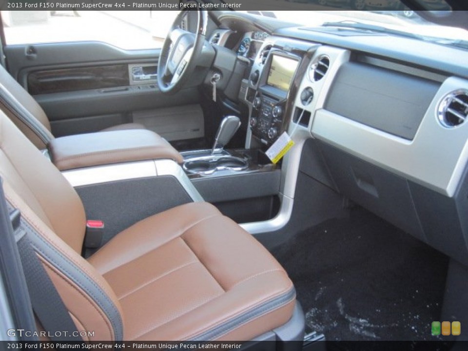 Platinum Unique Pecan Leather Interior Photo for the 2013 Ford F150 Platinum SuperCrew 4x4 #77127445