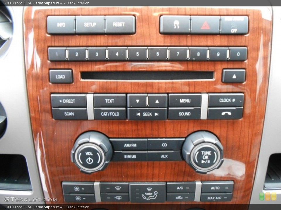 Black Interior Controls for the 2010 Ford F150 Lariat SuperCrew #77128535