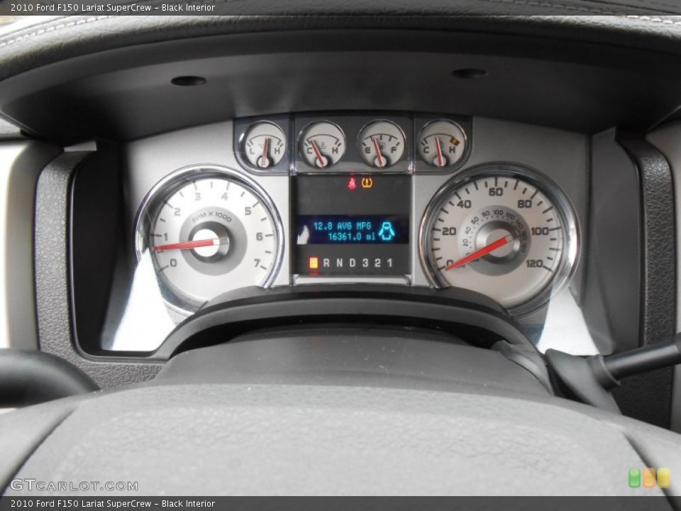 Black Interior Gauges for the 2010 Ford F150 Lariat SuperCrew #77128595