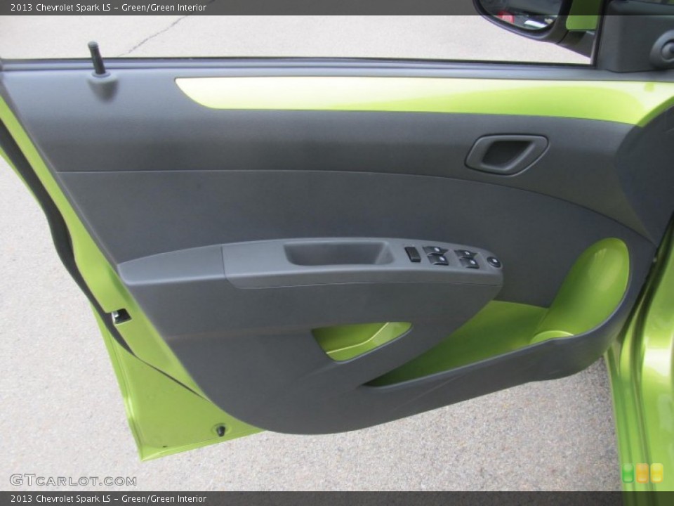 Green/Green Interior Door Panel for the 2013 Chevrolet Spark LS #77130060